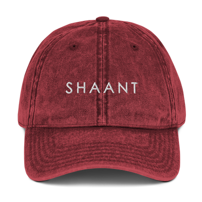 Vintage Cotton Twill Cap